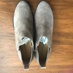 Lucky Brand Tan Suede Ankle Bootie Size 10